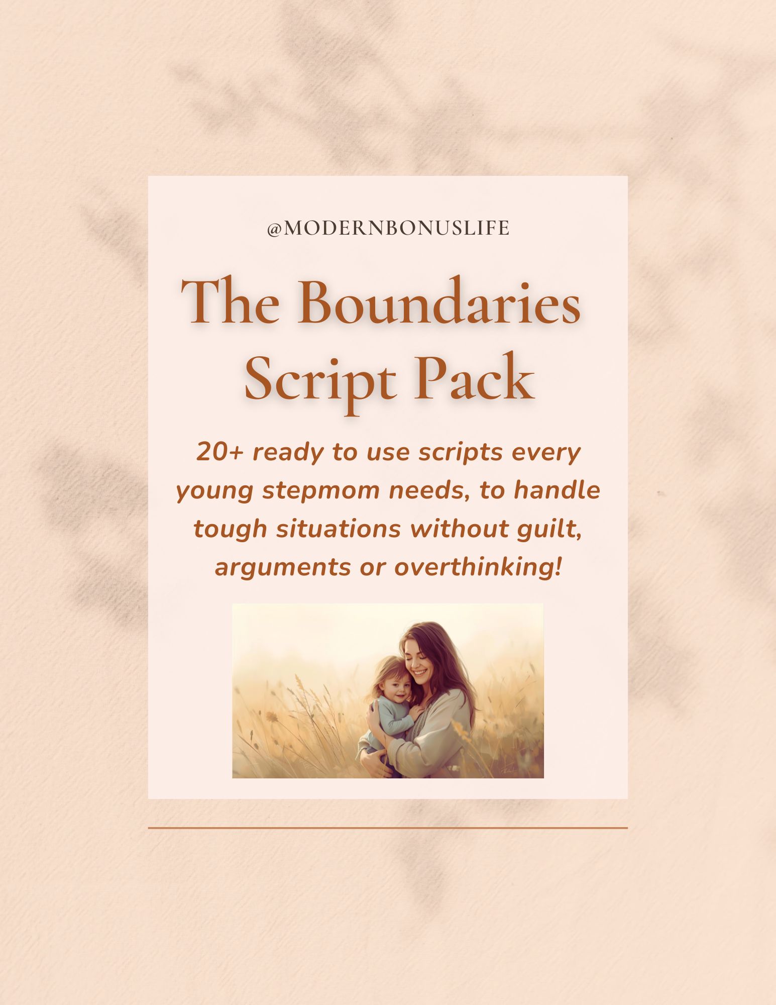 Boundary-script-bundle for step moms